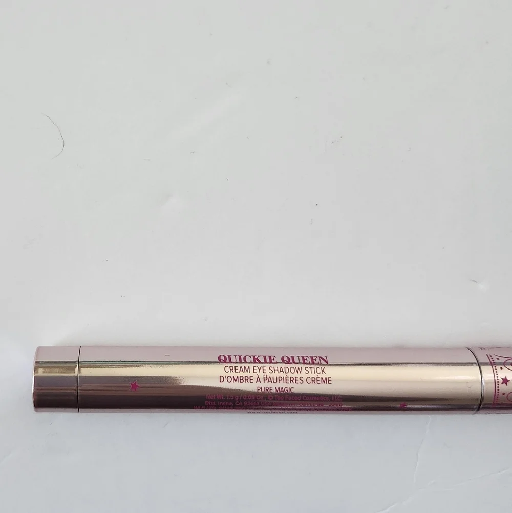 Too Faced Quickie Queen Cream Eyeshadow Stick Pure Magic New in Box